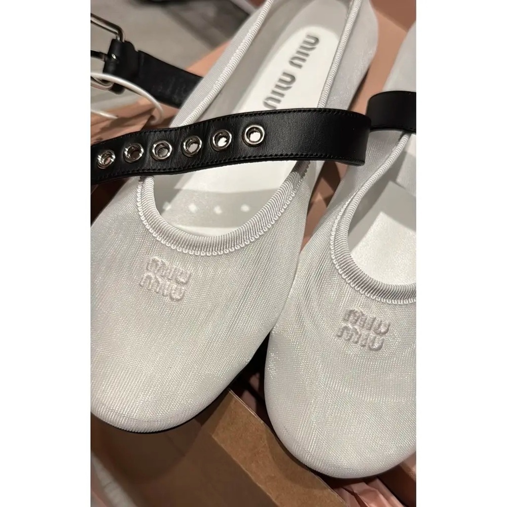 Miu miu mesh flats